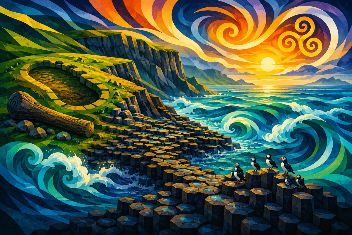 The Legend of Finn McCool: The Mythical Giant Behind the Giants Causeway