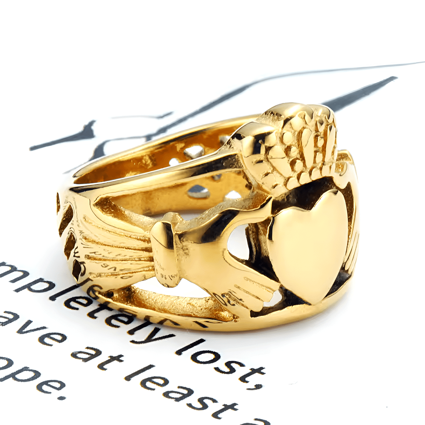 Eirin Apparel Claddagh Ring Soulbind - Eternal Claddagh Couple's Ring Set