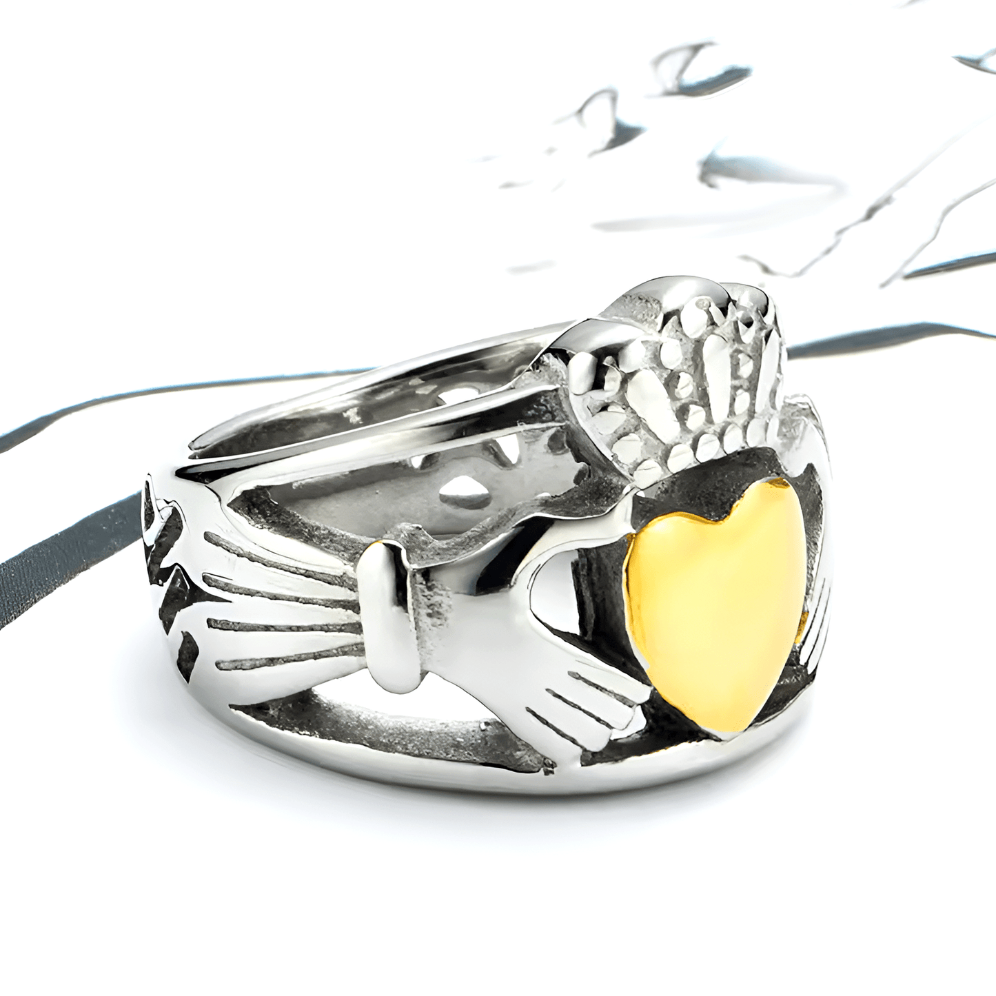 Eirin Apparel Claddagh Ring Soulbind - Eternal Claddagh Couple's Ring Set