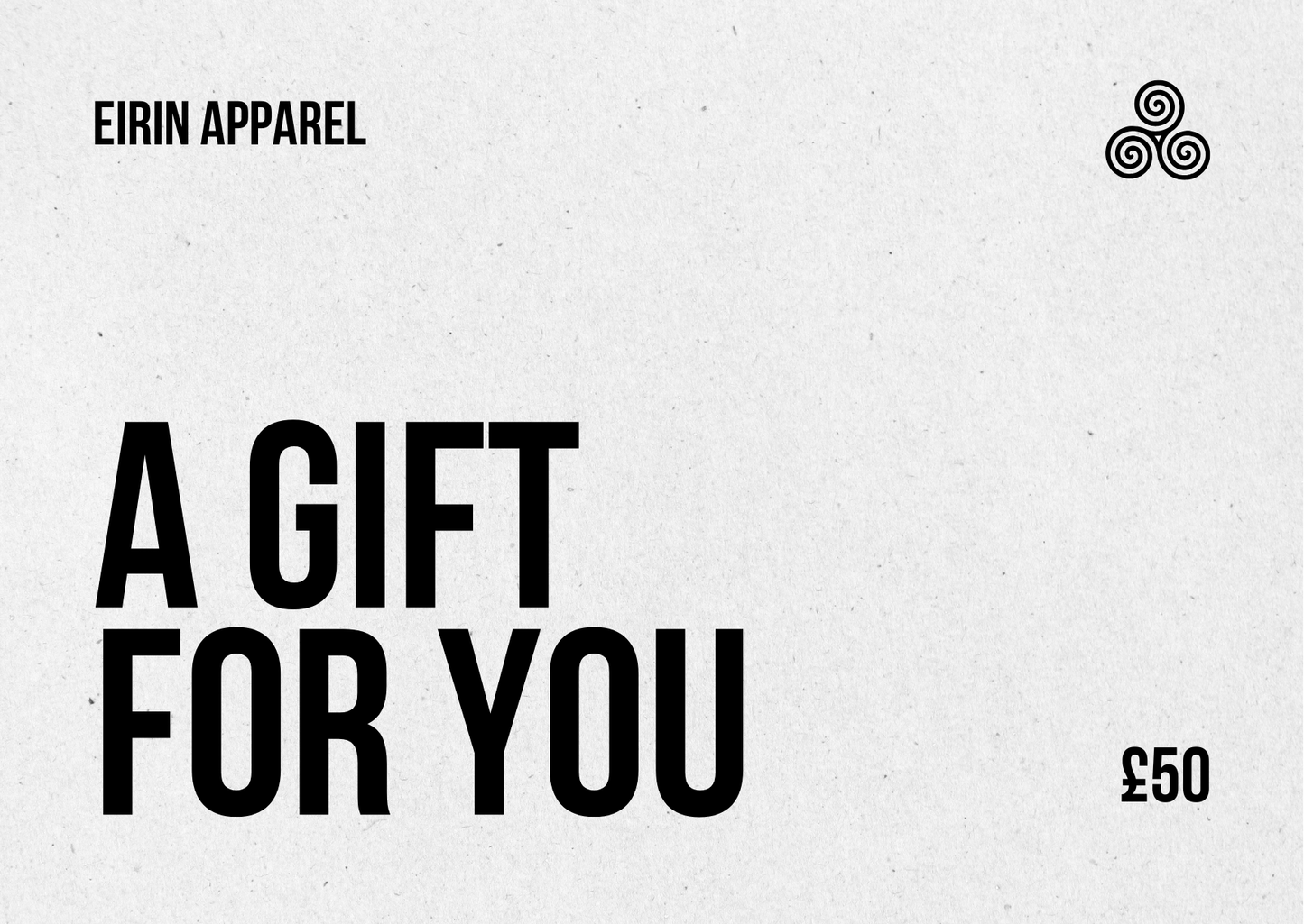 Eirin Apparel Gift Card £50.00 Gift Cards