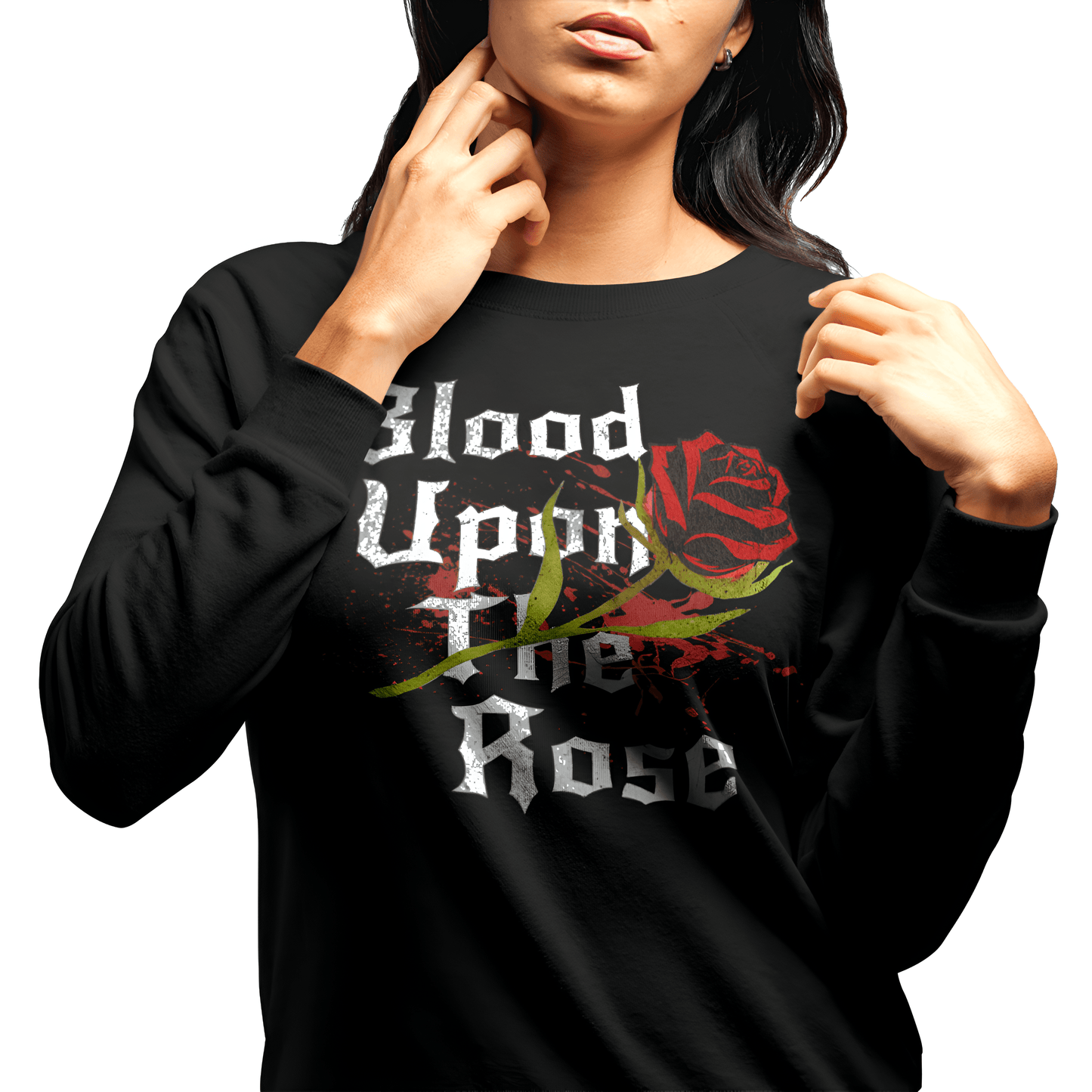 Eirin Apparel irish-streetwear Women's Blood Upon The Rose Super Soft Sweatshirt