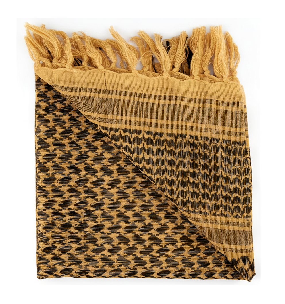 Eirin Apparel Keffiyeh Desert Tan Cotton Keffiyeh Palestinian Scarf