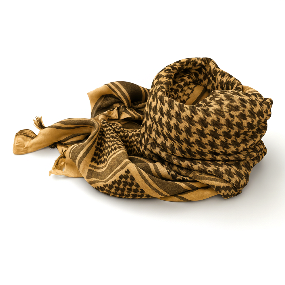 Eirin Apparel Keffiyeh Desert Tan Cotton Keffiyeh Palestinian Scarf