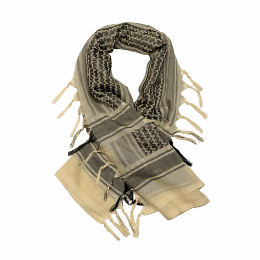 Eirin Apparel Keffiyeh Ivory Sands – Threads of Peace Palestinian Keffiyeh (Collector’s Edition)