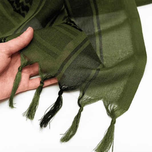 Eirin Apparel Keffiyeh 'Wadi Green – Soul of the River Valley' Palestinian Keffiyeh (Collector's Edition)