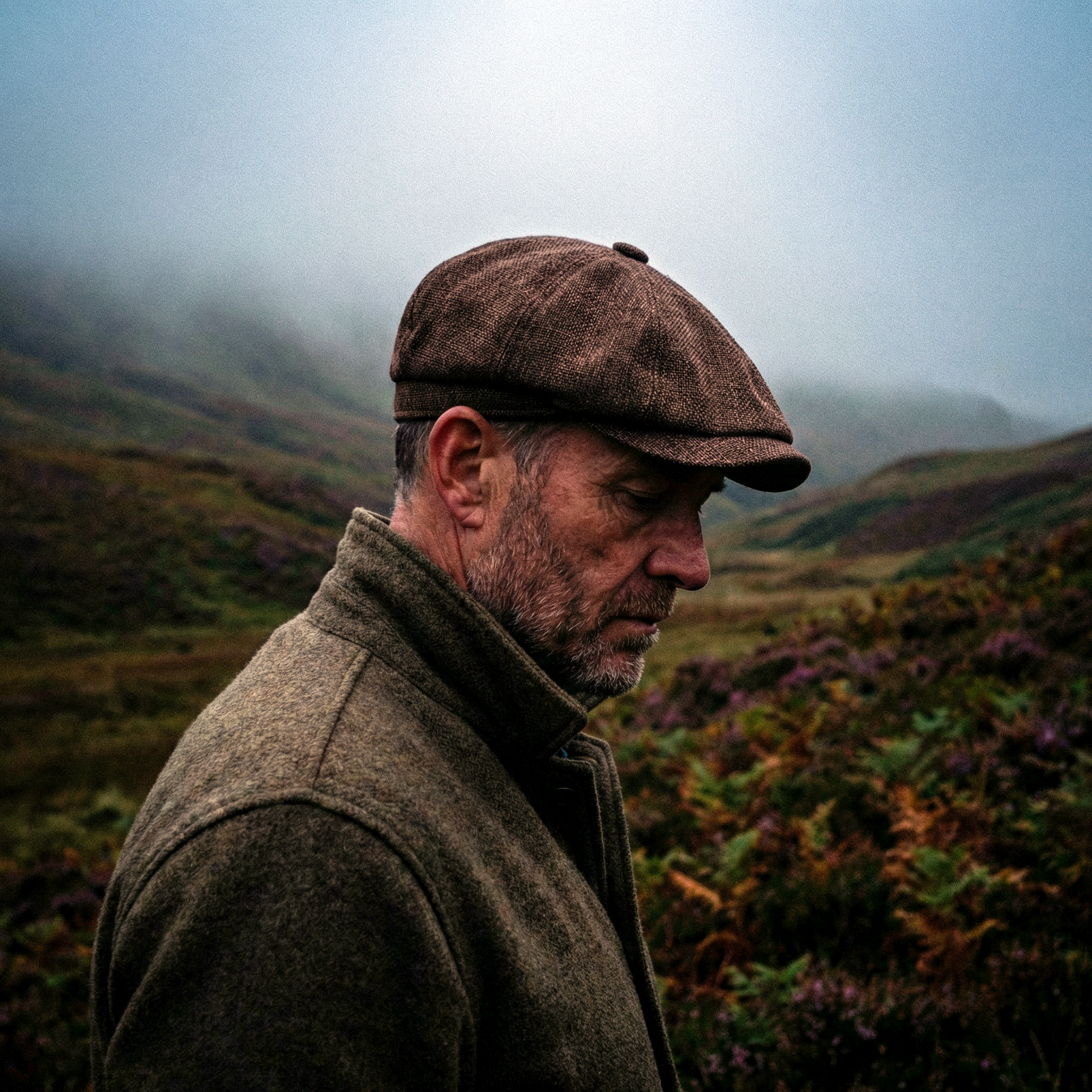 Eirin Apparel Men's Flat Cap ‘Belfast Crown’ Newsboy Flat Cap – Forge Brown