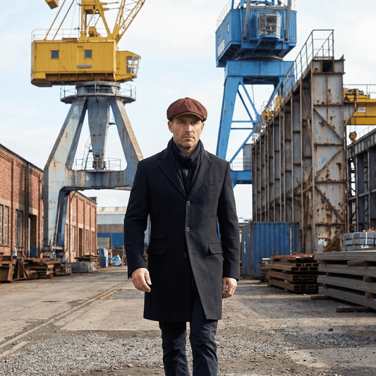 Eirin Apparel Men's Flat Cap Dockside Newsboy Twill Cap – Brickworks Red