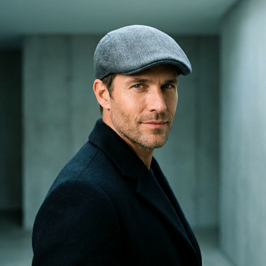 Eirin Apparel Men's Flat Cap ‘Everyday Irish’ Flat Cap – Iron Grey