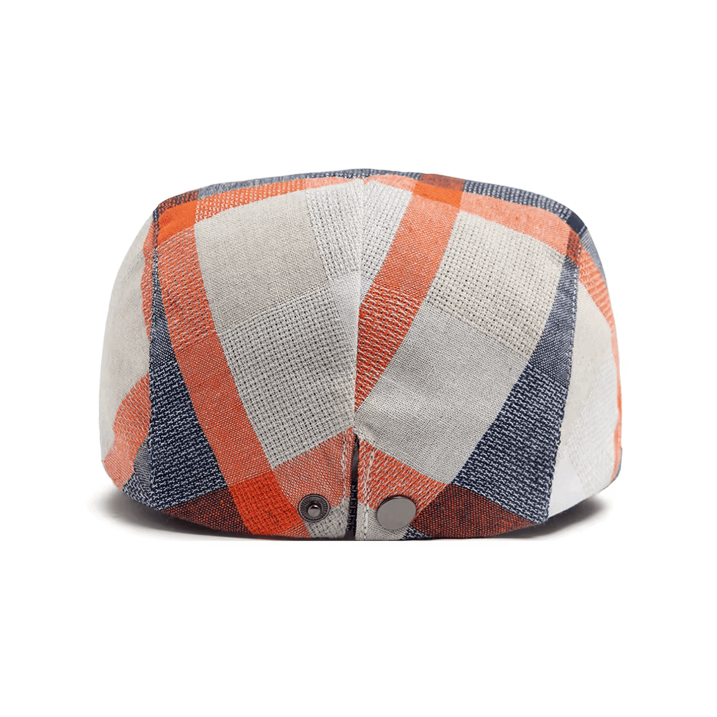 Eirin Apparel Men's Flat Cap Men’s ‘Modern Celt’ Flat Cap – Fíréin Rust Plaid Weave