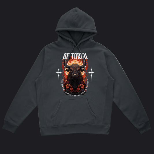 Eirin Apparel Men's Hoodie Carbon Grey / S Men's Ceilteach An Tarbh (The Bull) Celtic Totem Hoodie