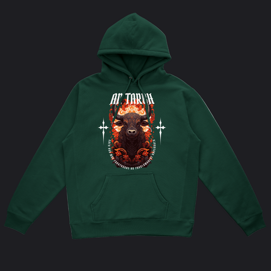 Eirin Apparel Men's Hoodie Forest Green / S Men's Ceilteach An Tarbh (The Bull) Celtic Totem Hoodie