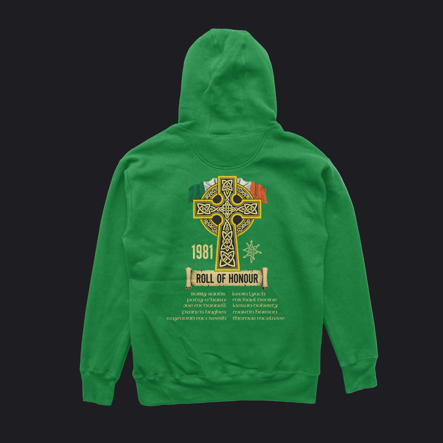 Eirin Apparel Men's Hoodie Irish Green / S Men's 1981 Roll Of Honour Hoodie