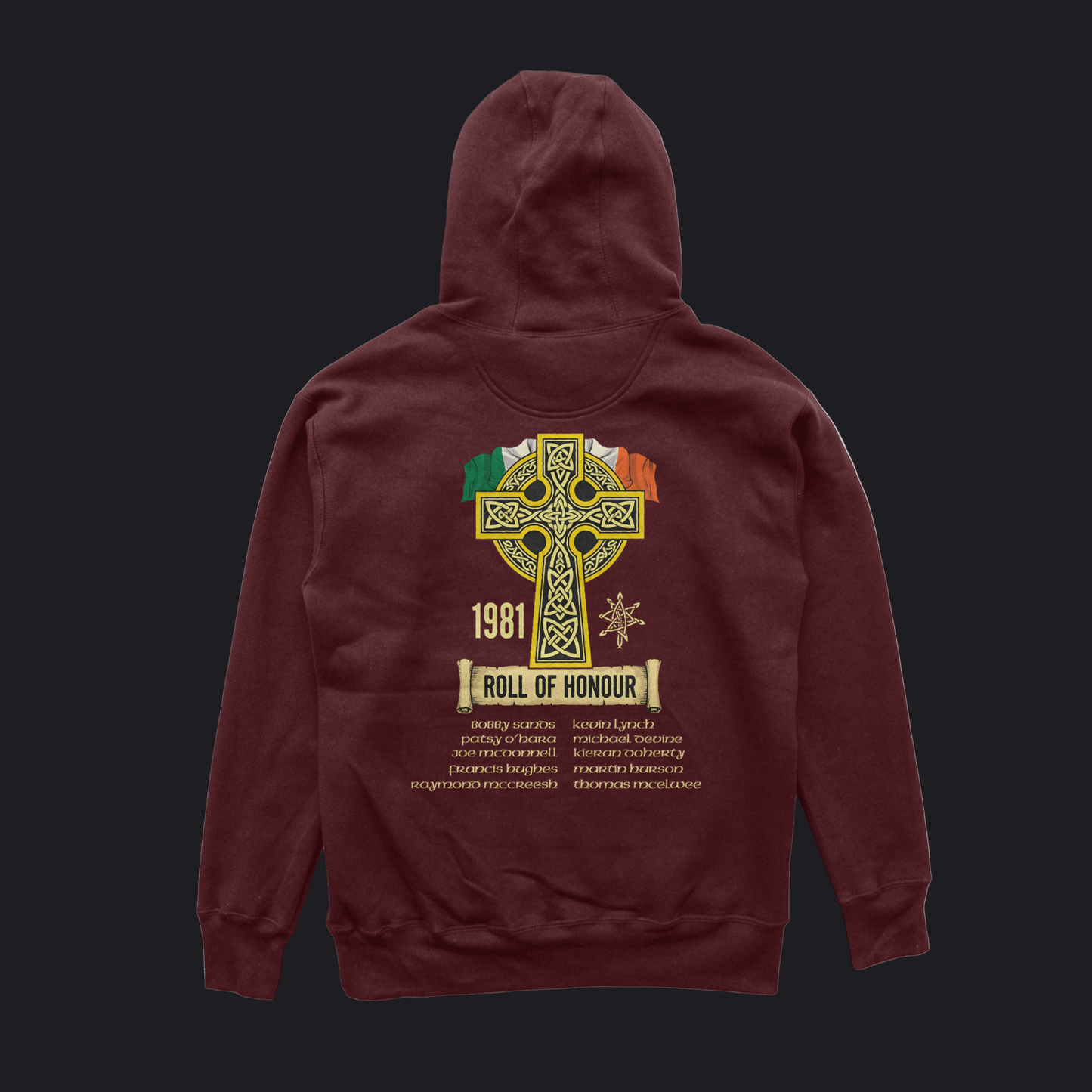 Eirin Apparel Men's Hoodie Maroon / S Men's 1981 Roll Of Honour Hoodie