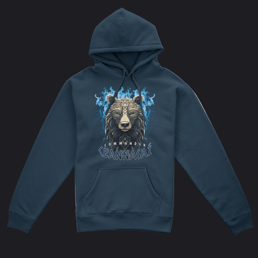 Eirin Apparel Men's Hoodie Men's Ceilteach An Béar Fiáin (Wild Bear of the Celts) Celtic Totem Hoodie