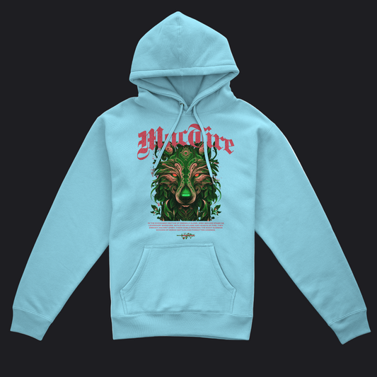 Eirin Apparel Men's Hoodie Men's Ceilteach Mac Tíre (Irish Wolf) Celtic Totem Hoodie