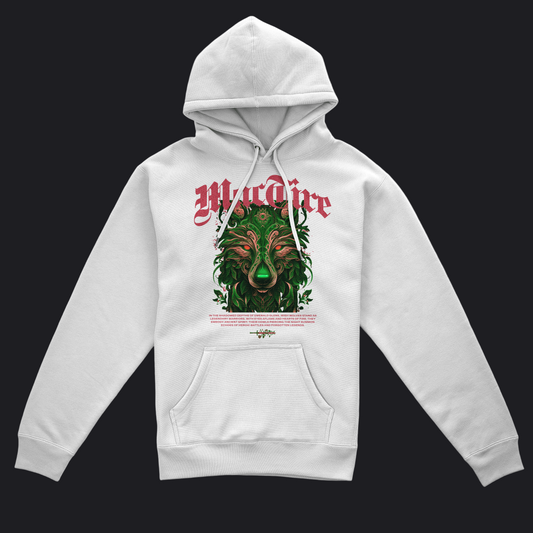 Eirin Apparel Men's Hoodie Men's Ceilteach Mac Tíre (Irish Wolf) Celtic Totem Hoodie