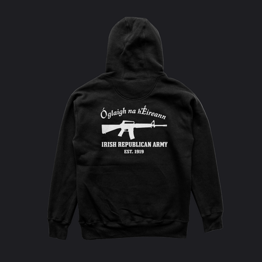 Eirin Apparel Men's Hoodie Men's Óglaigh na hÉireann Est. 1919 Black Hoodie