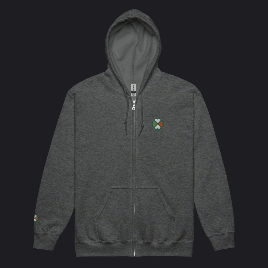 Eirin Apparel Men's Hoodie Men's Signature Hibernian Premium Zip Up Hoodie