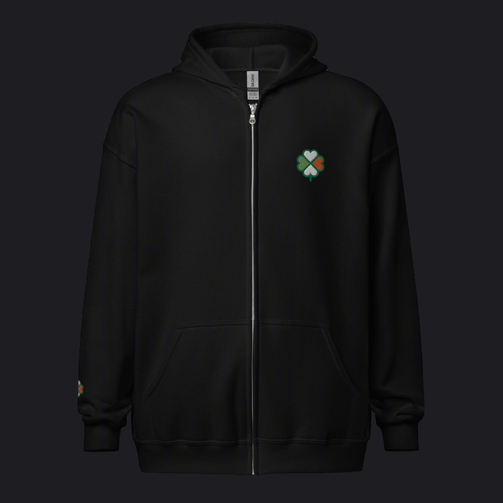 Eirin Apparel Men's Hoodie Men's Signature Hibernian Premium Zip Up Hoodie