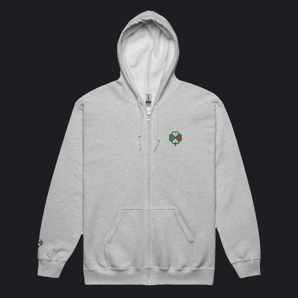 Eirin Apparel Men's Hoodie Men's Signature Hibernian Premium Zip Up Hoodie