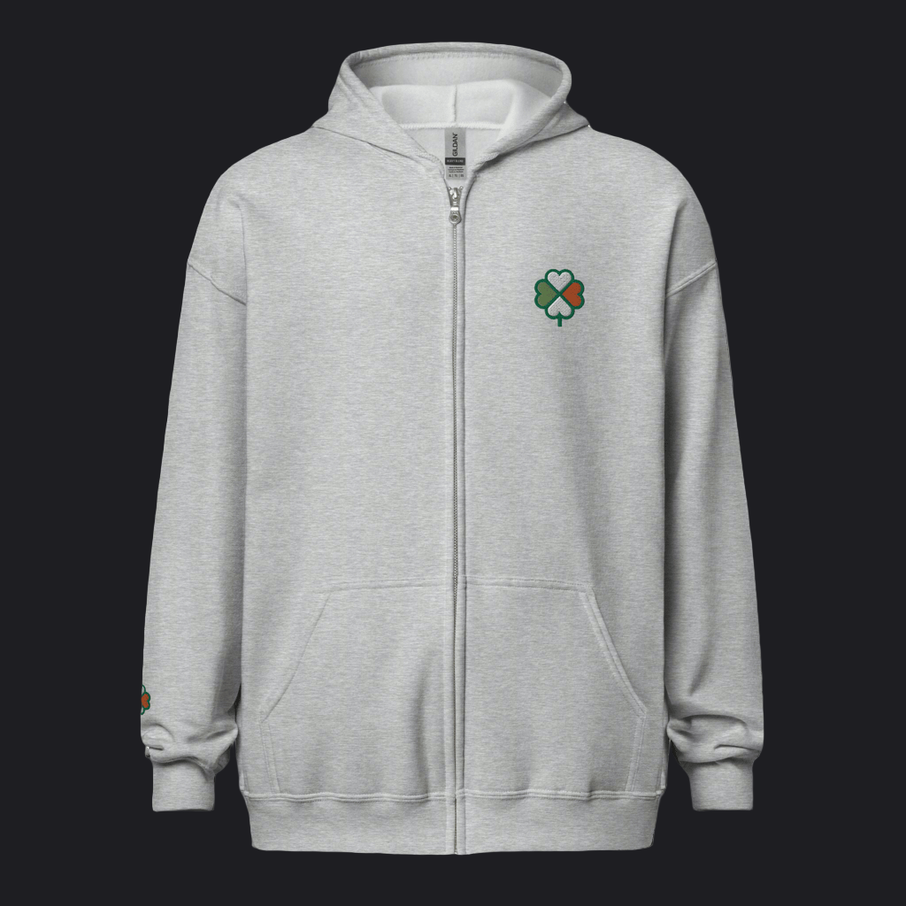 Eirin Apparel Men's Hoodie Men's Signature Hibernian Premium Zip Up Hoodie