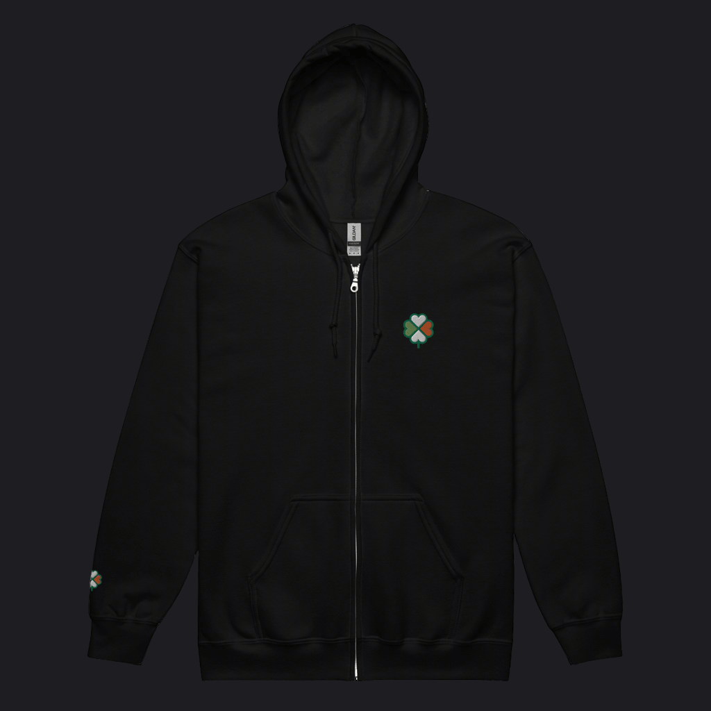 Eirin Apparel Men's Hoodie Men's Signature Hibernian Premium Zip Up Hoodie