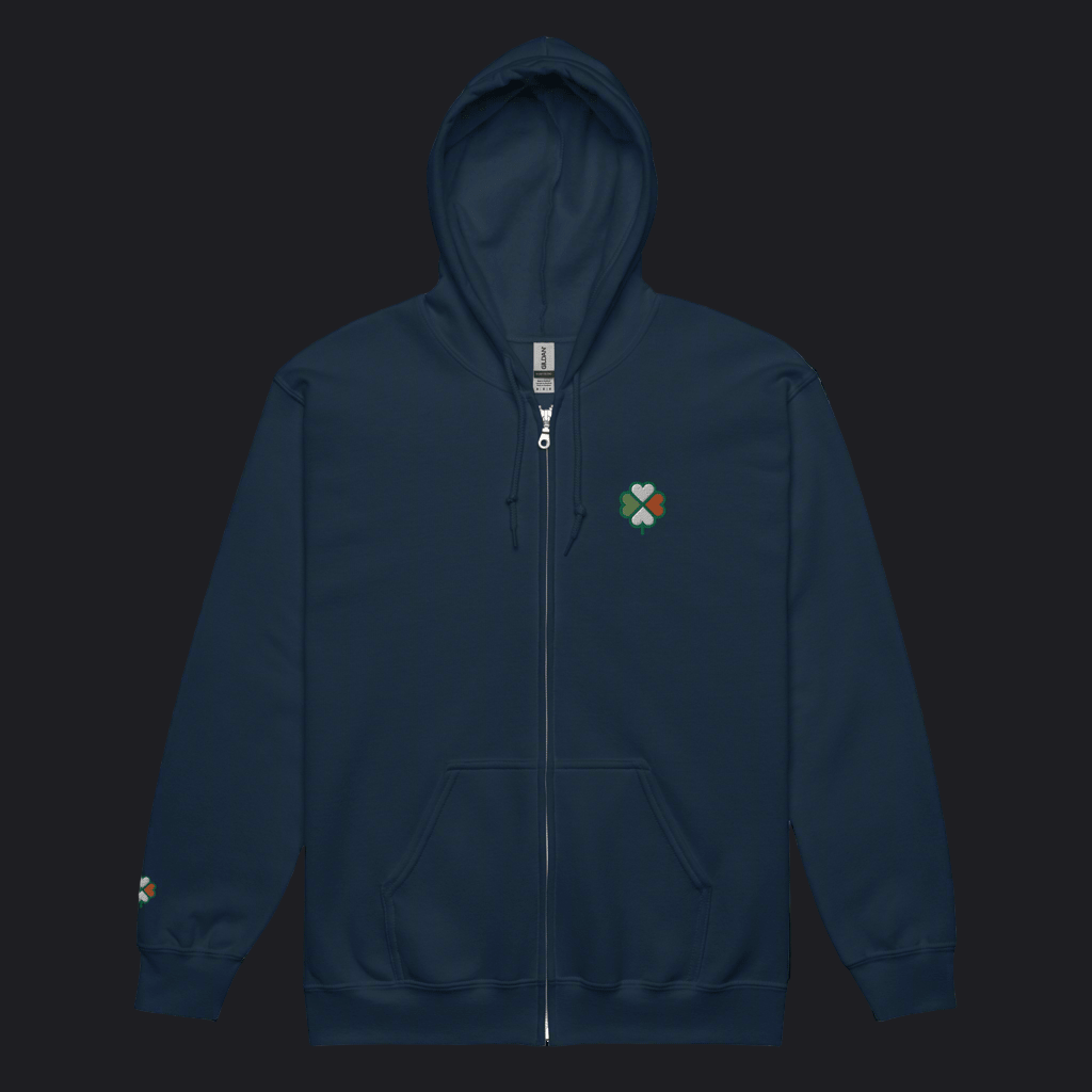 Eirin Apparel Men's Hoodie Men's Signature Hibernian Premium Zip Up Hoodie