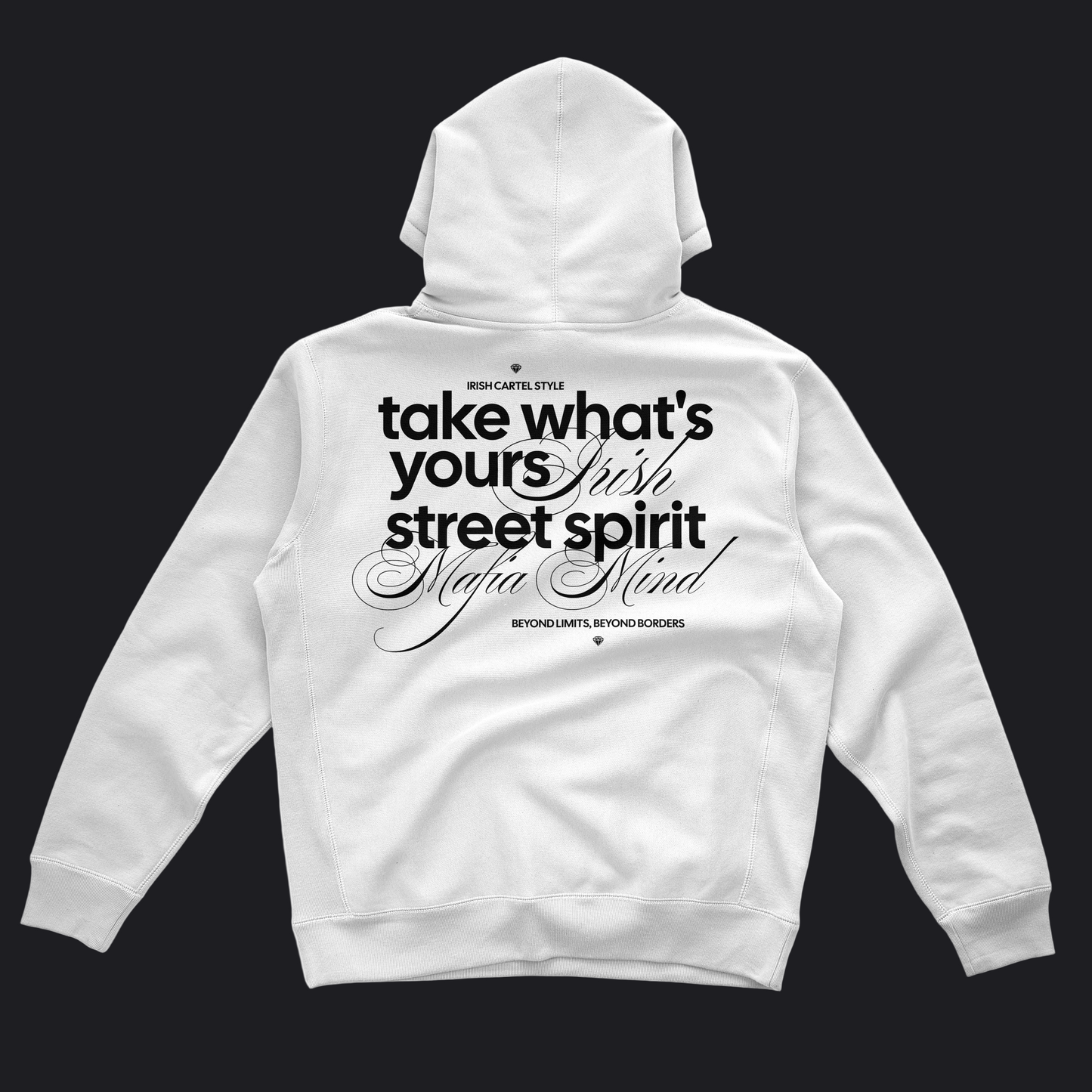 Eirin Apparel Men's Hoodie White / S Men's Irish Mafia Mind Hoodie