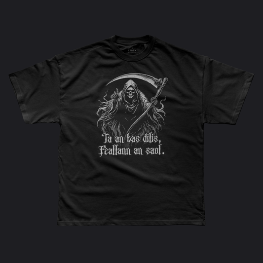 Eirin Apparel Men's T-Shirt Black / S Men's 'Death is Faithful, Life Betrays' Gaelic Samhain T-Shirt