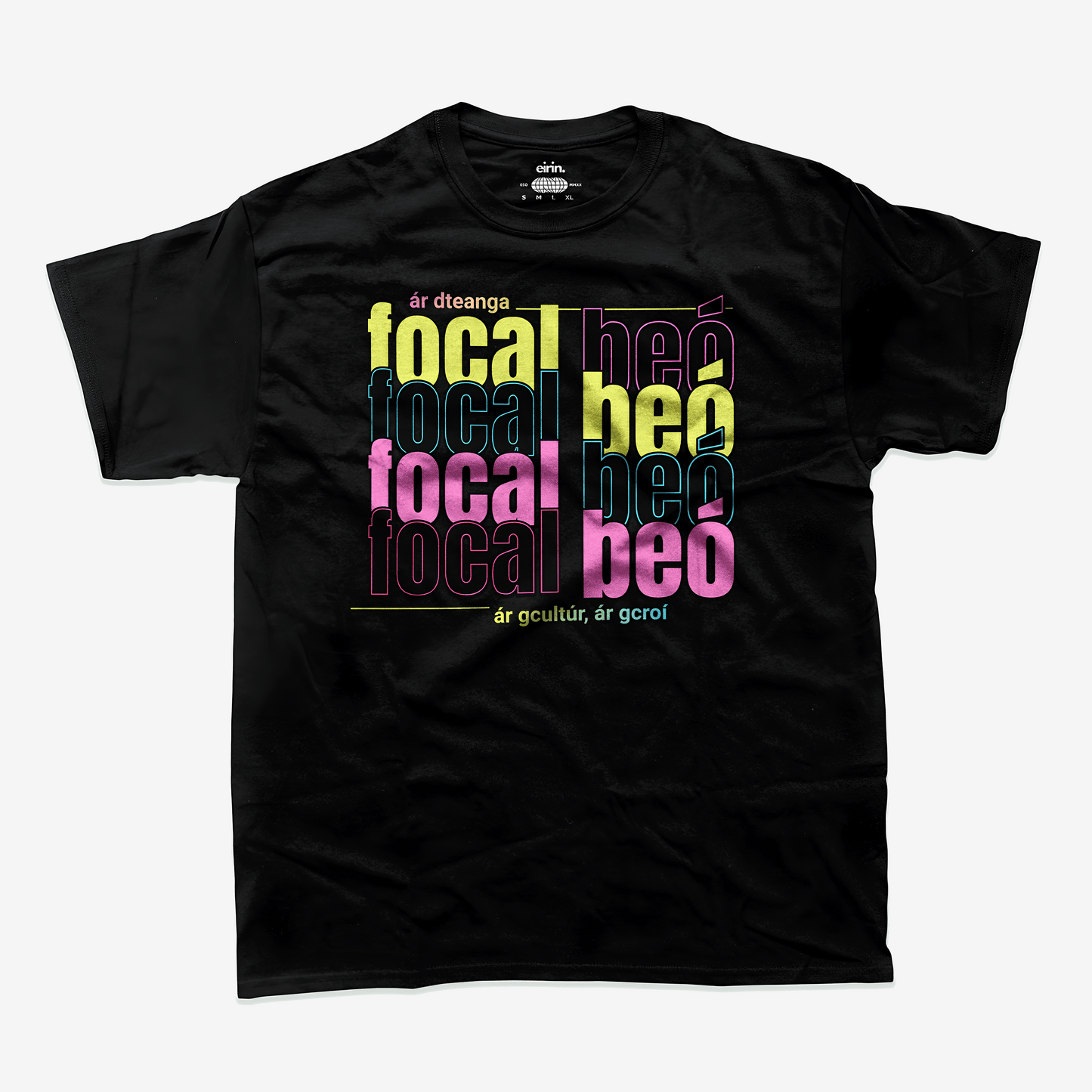 Eirin Apparel Men's T-Shirt Black / S Unisex 'Living Word' Gaelic T-Shirt