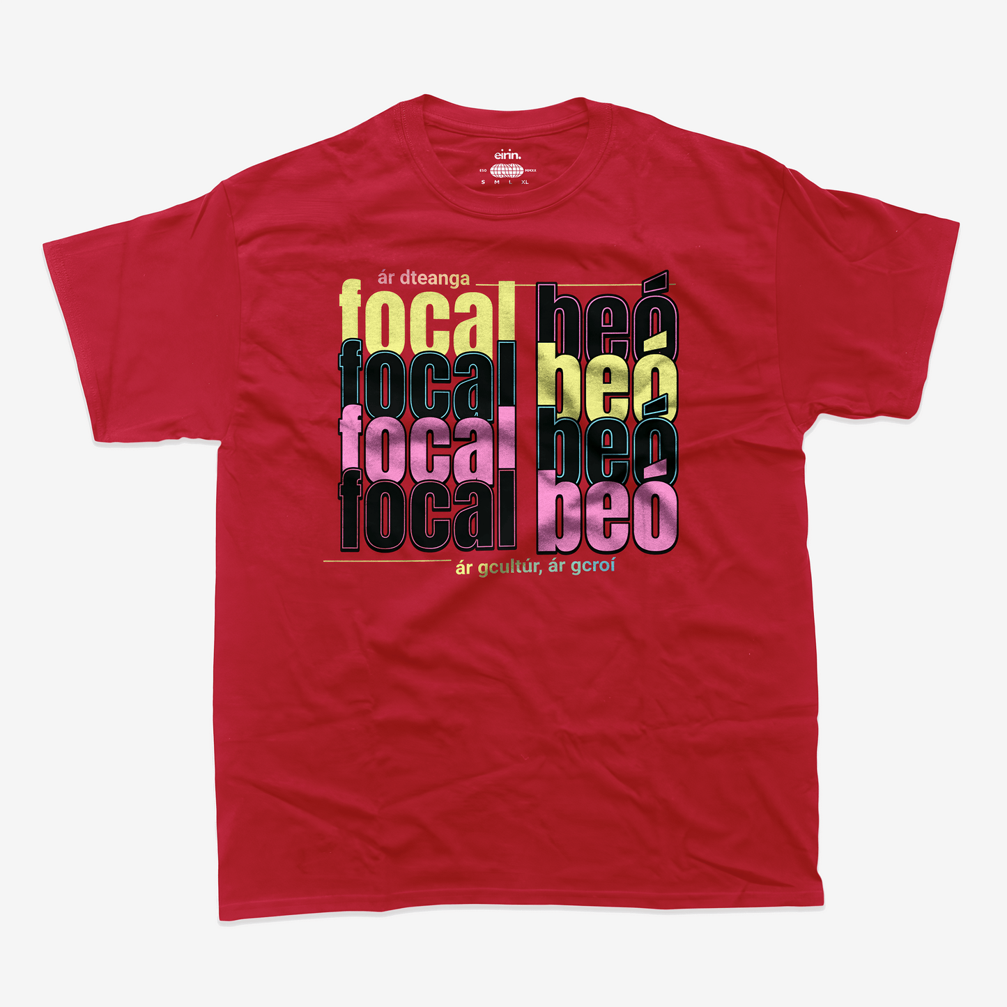 Eirin Apparel Men's T-Shirt Cardinal / S Unisex 'Living Word' Gaelic T-Shirt