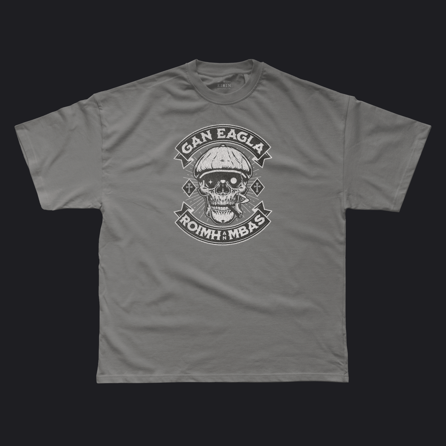 Eirin Apparel Men's T-Shirt Charcoal / S Men's 'Without Fear Of Death' Gaelic T-Shirt