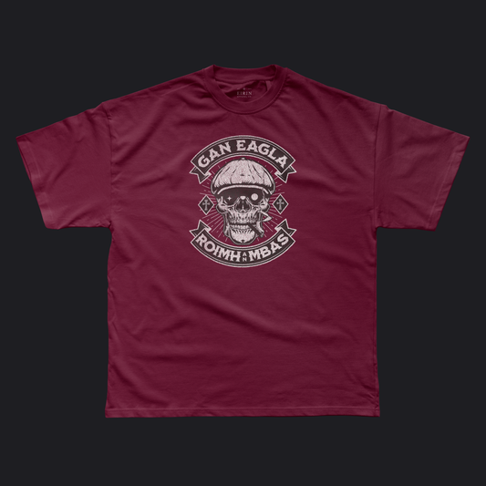 Eirin Apparel Men's T-Shirt Maroon / S Men's 'Without Fear Of Death' Gaelic T-Shirt