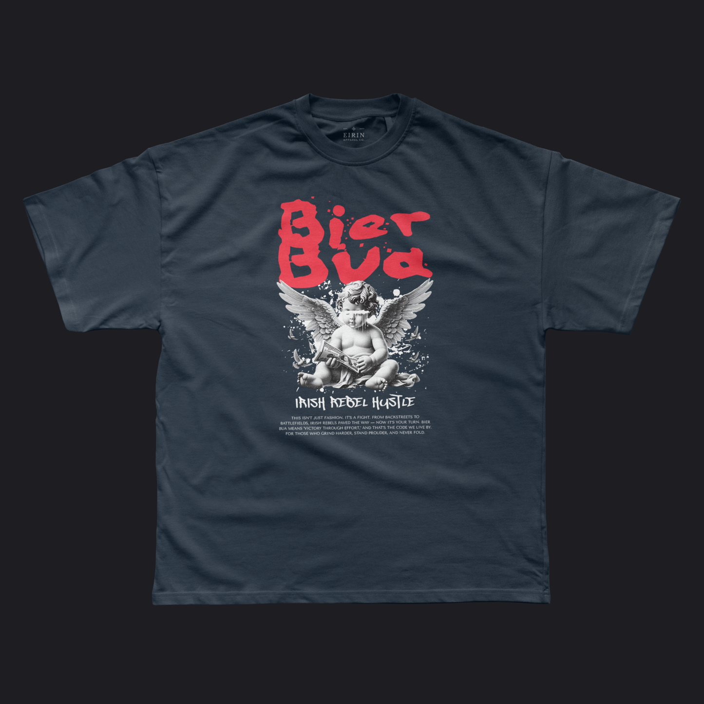 Eirin Apparel Men's T-Shirt Men's 'Bier Bua' Irish Hustle Gaelic T-Shirt