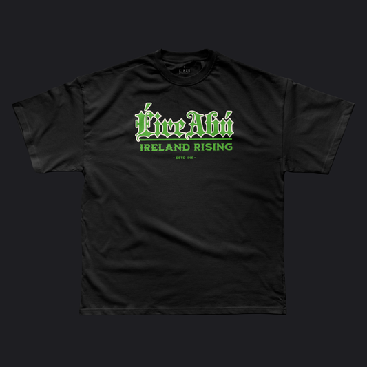 Eirin Apparel Men's T-Shirt Men's 'Éire Abú' Gaelic T-Shirt – Black Edition