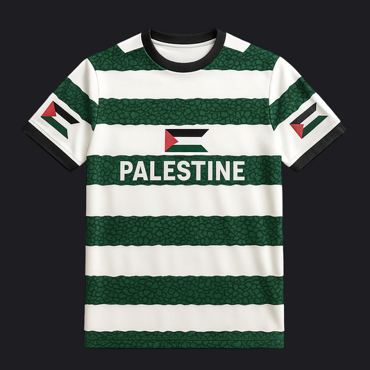 Eirin Apparel Men's T-Shirt Men’s Green Brigade Celtic Palestine Jersey