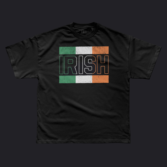 Eirin Apparel Men's T-Shirt Men's 'Irish Flag Print' T-Shirt