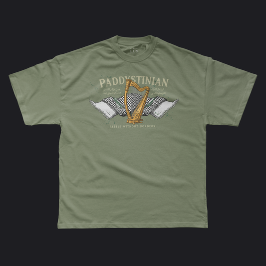 Eirin Apparel Men's T-Shirt Military Green / S Men's Paddystinian Rebels Without Borders T-Shirt