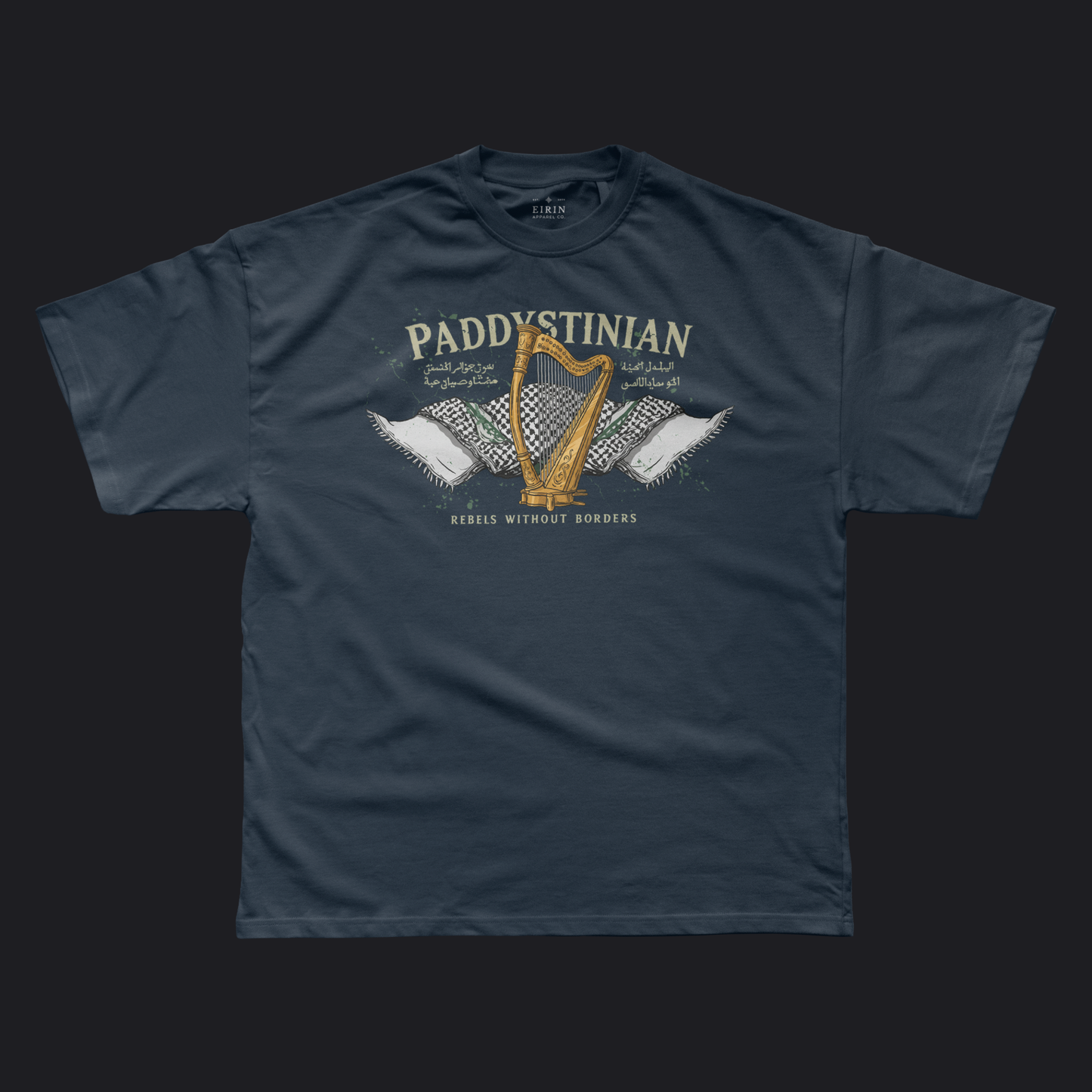 Eirin Apparel Men's T-Shirt Navy / S Men's Paddystinian Rebels Without Borders T-Shirt