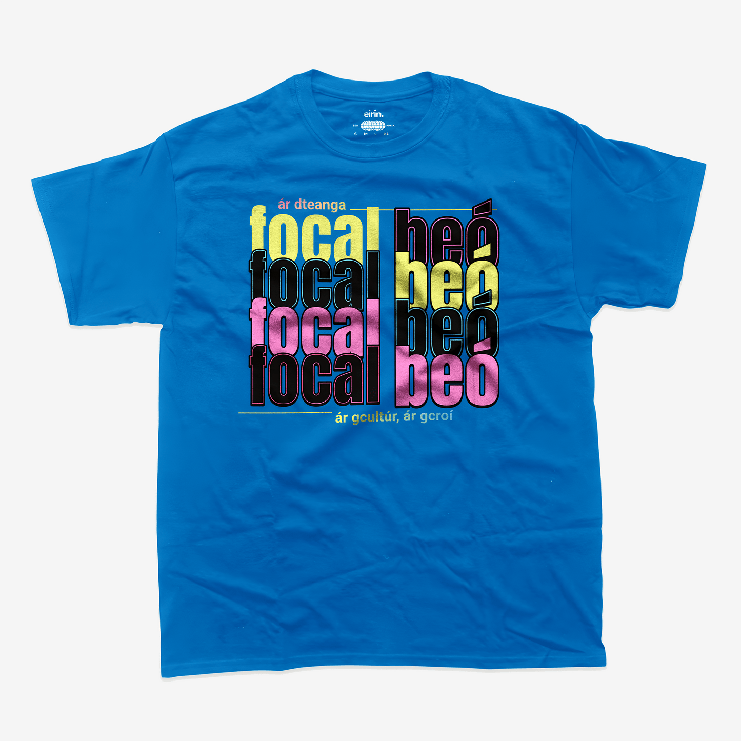 Eirin Apparel Men's T-Shirt Sapphire / S Unisex 'Living Word' Gaelic T-Shirt