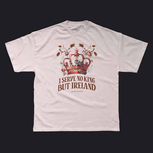 Eirin Apparel Men's T-Shirt Sovereign Ember / S Men's 'No King But Ireland' T-Shirt