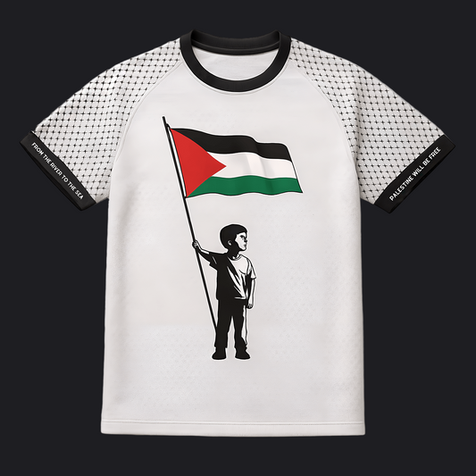 Eirin Apparel Men's T-Shirt Unisex 'From The River To The Sea' Palestine Jersey