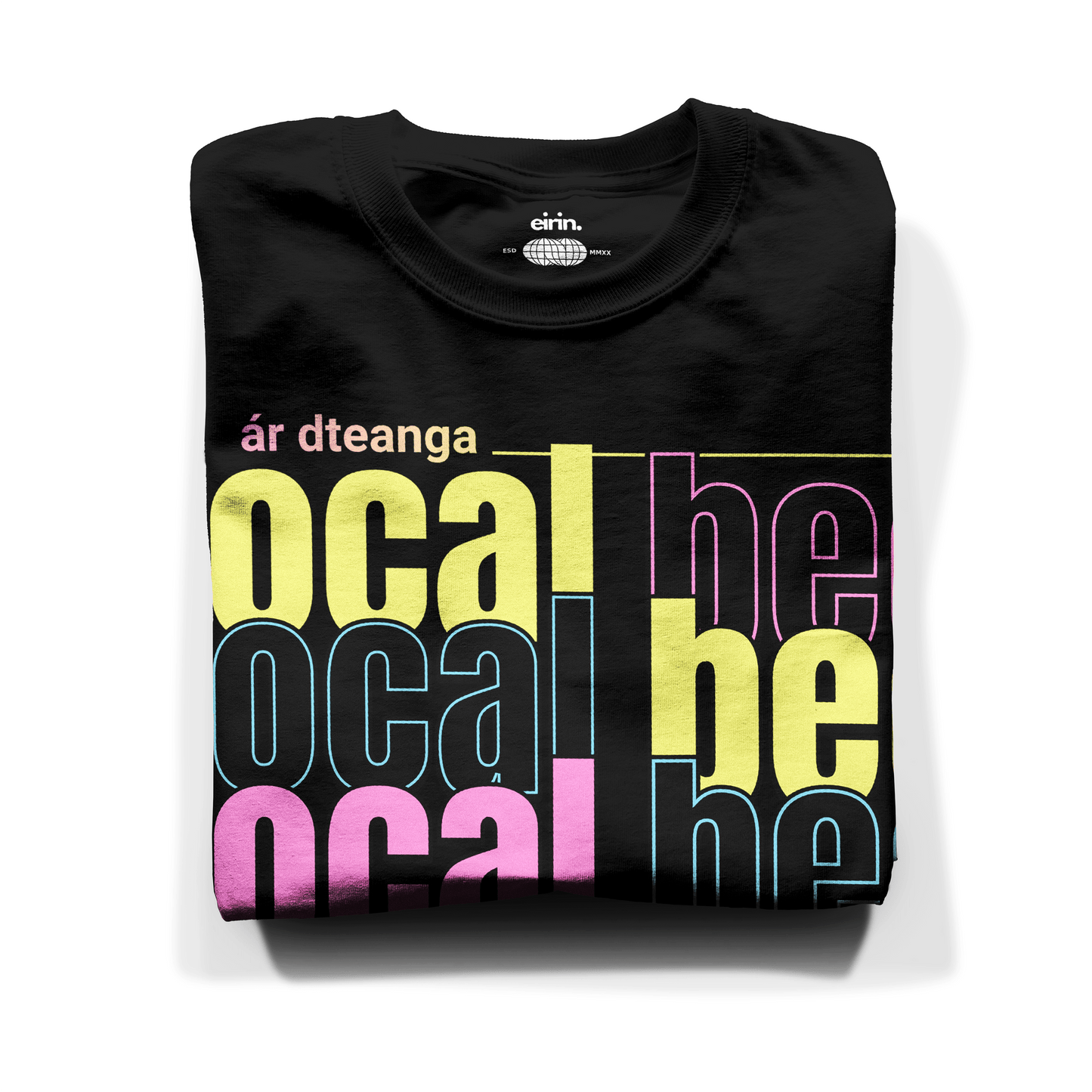 Eirin Apparel Men's T-Shirt Unisex 'Living Word' Gaelic T-Shirt