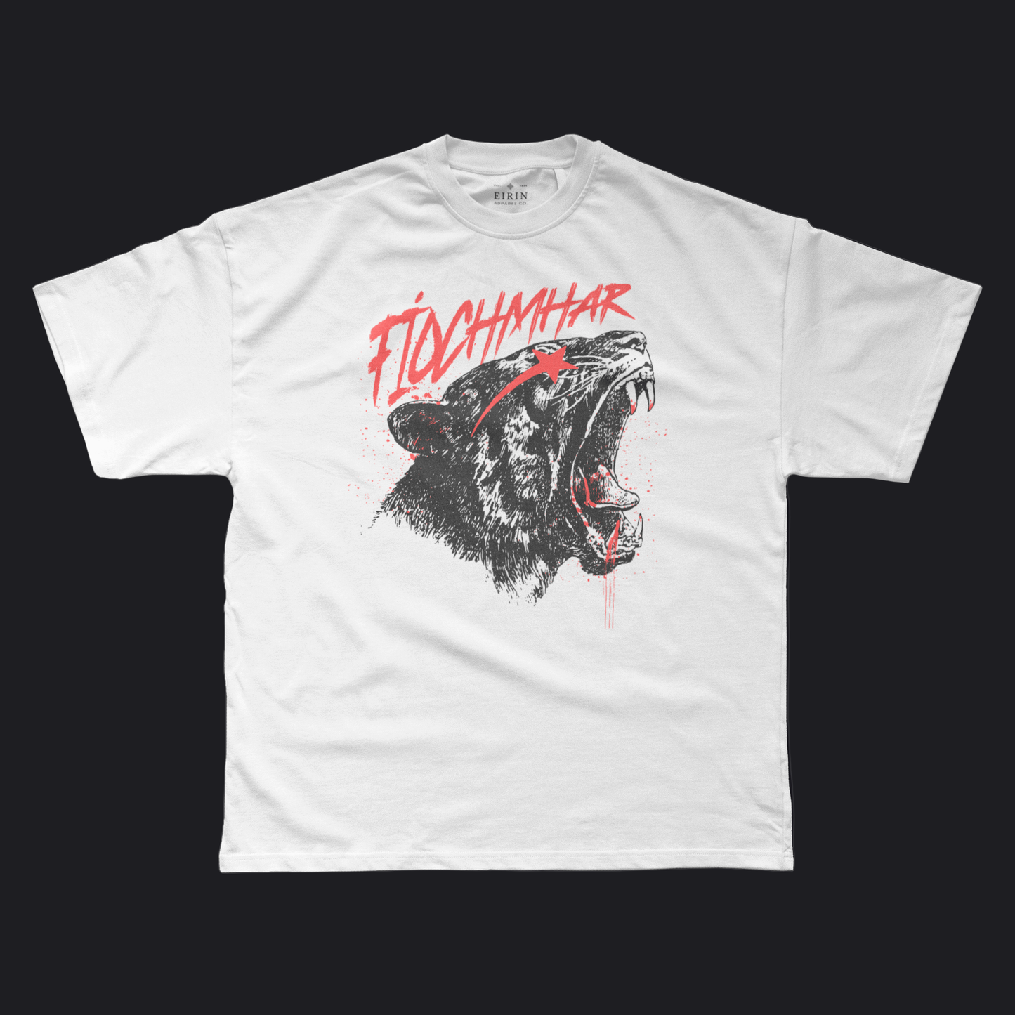 Eirin Apparel Men's T-Shirt White / S Men's 'Ferocious' Gaelic T-Shirt