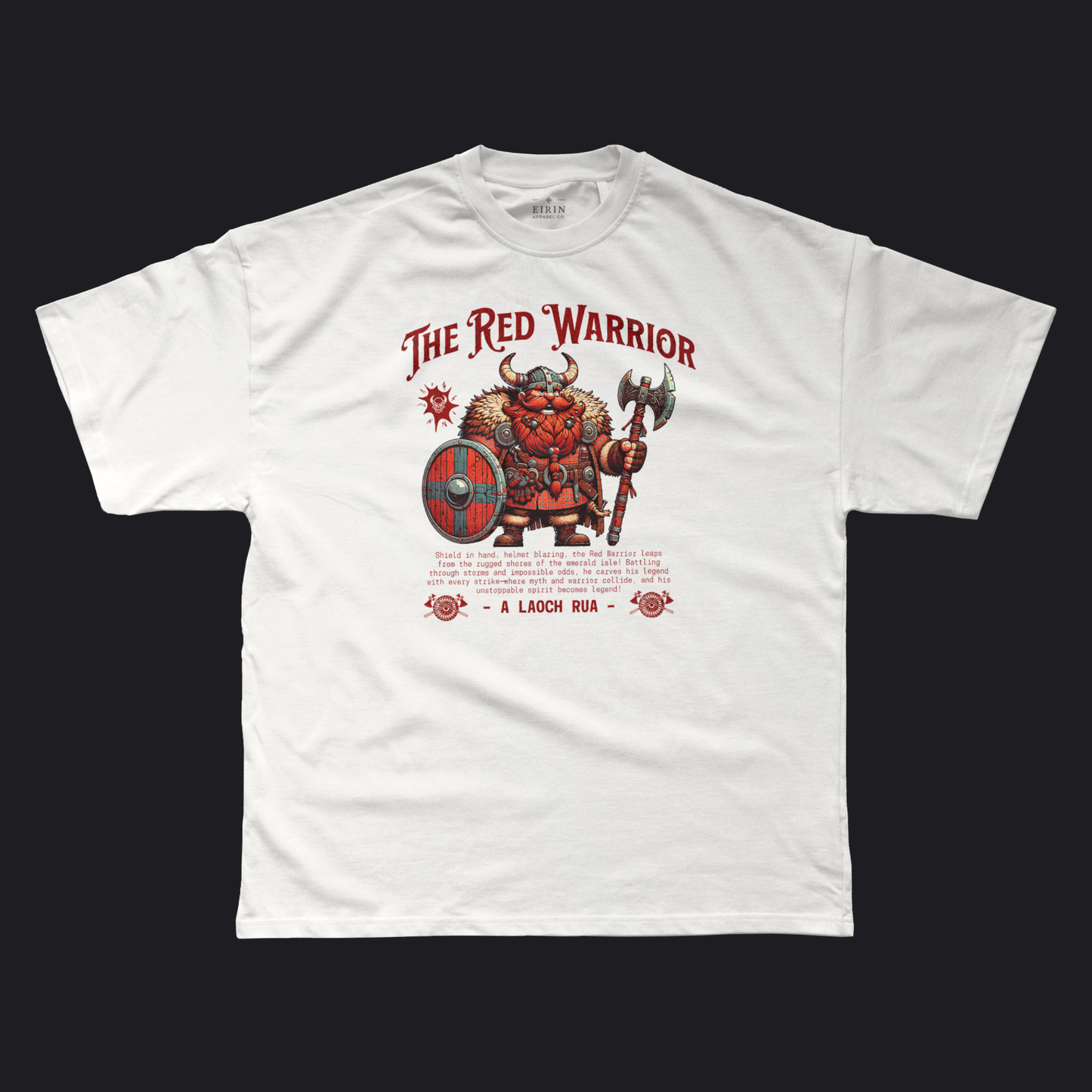 Eirin Apparel Men's T-Shirt White / S Men's 'The Red Warrior' T-Shirt