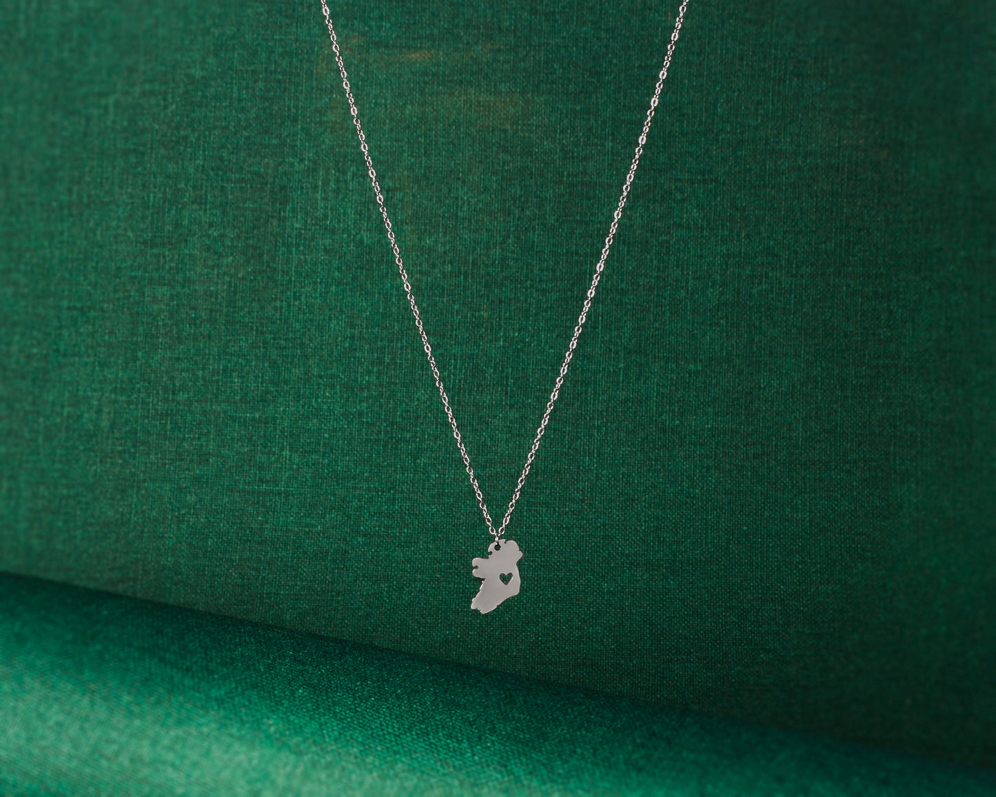 Eirin Apparel Necklace Map of Ireland Necklace - ‘Heartland’