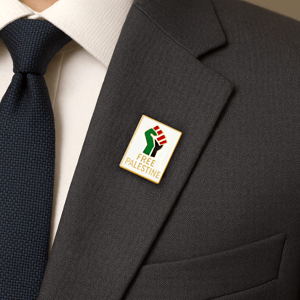 Eirin Apparel Single Lapel Pin Brooch Free Palestine Lapel Pin Brooch Badge - Collector’s Edition