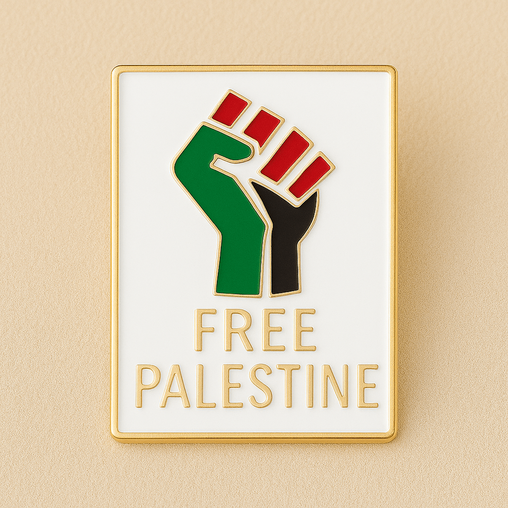 Eirin Apparel Single Lapel Pin Brooch Free Palestine Lapel Pin Brooch Badge - Collector’s Edition