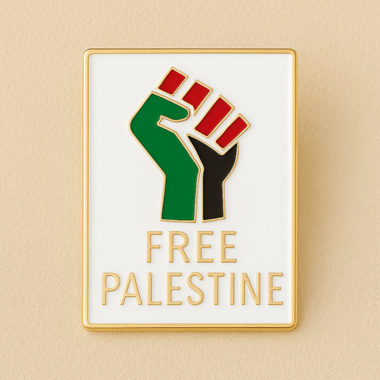 Eirin Apparel Single Lapel Pin Brooch Free Palestine Lapel Pin Brooch Badge - Collector’s Edition