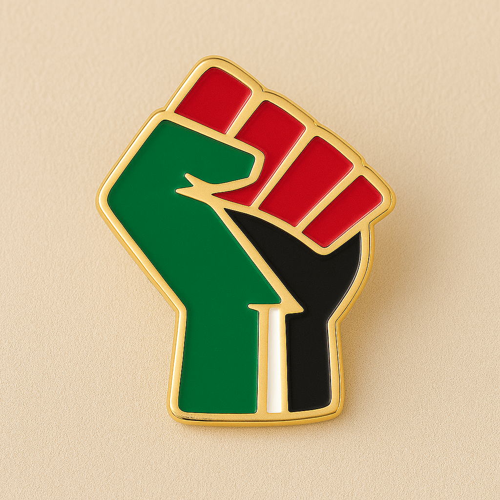 Eirin Apparel Single Lapel Pin Brooch Freedom For Palestine Fist Lapel Pin Brooch Badge - Collector’s Edition